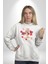 Aşkı Seç Heykel Aşk Meleği Kadın Erkek Baskılı Üç Iplik Beyaz Kapüşonlu Hodie Sweatshirt 4