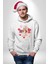 Aşkı Seç Heykel Aşk Meleği Kadın Erkek Baskılı Üç Iplik Beyaz Kapüşonlu Hodie Sweatshirt 5