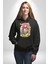 Adventure Time Finn ve Jack Kadın Erkek Baskılı Üç Iplik Siyah Kapüşonlu Hodie Sweatshirt 4