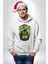 Zombi Dehşet Günleri Kadın Erkek Baskılı Üç Iplik Beyaz Kapüşonlu Hodie Sweatshirt 4