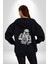 Star Wars Stormtrooper Kaligram Kadın Erkek Baskılı Fermuarlı Kapüşonlu Hırka Sweatshirt 3