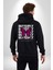 Aşk Kelebek Gibidir Sokak Tarzı Kadın Erkek Baskılı Fermuarlı Kapüşonlu Hırka Sweatshirt 5