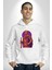 Julius Caesar Roma Diktatör Komutan Kadın Erkek Baskılı Üç Iplik Beyaz Kapüşonlu Hodie Sweatshirt 2