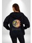 Gülen Grafiti Surat Kadın Erkek Baskılı Fermuarlı Kapüşonlu Hırka Sweatshirt 3