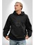 Tutkularının Peşinden Git Kadın Erkek Baskılı Üç Iplik Siyah Kapüşonlu Hodie Sweatshirt 1