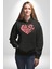 Seni Sonsuza Dek Seviyorum Kalp Kadın Erkek Baskılı Üç Iplik Siyah Kapüşonlu Hodie Sweatshirt 1