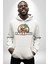 Cennet Iskelet Adam Ada Kadın Erkek Baskılı Üç Iplik Beyaz Kapüşonlu Hodie Sweatshirt 3