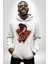 Ejderha Japon Kadın Samuray Savaşçı Kadın Erkek Baskılı Üç Iplik Beyaz Kapüşonlu Hodie Sweatshirt 1