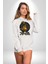 Koi Balığı Japon Efsanesi Kadın Erkek Baskılı Üç Iplik Beyaz Kapüşonlu Hodie Sweatshirt 2