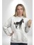 Vahşi Orman Zebra Kadın Erkek Baskılı Üç Iplik Beyaz Kapüşonlu Hodie Sweatshirt 4
