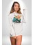 Sakin Takılmak Oyuncak Ayı Kadın Erkek Baskılı Üç Iplik Beyaz Kapüşonlu Hodie Sweatshirt 1