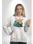 Sakin Takılmak Oyuncak Ayı Kadın Erkek Baskılı Üç Iplik Beyaz Kapüşonlu Hodie Sweatshirt 5