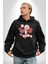 Aşkı Seç Heykel Aşk Meleği Kadın Erkek Baskılı Üç Iplik Siyah Kapüşonlu Hodie Sweatshirt 1