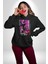 Reyna Düellocu Karakter Kadın Erkek Baskılı Üç Iplik Siyah Kapüşonlu Hodie Sweatshirt 3