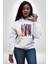 Sanat Hayattır Modern Art Kadın Erkek Baskılı Üç Iplik Beyaz Kapüşonlu Hodie Sweatshirt 1