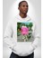 Mike Tyson Boks Efsanesi Kadın Erkek Baskılı Üç Iplik Beyaz Kapüşonlu Hodie Sweatshirt 5