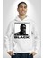 Eşitlik Özür Dilemeden Kadın Erkek Baskılı Üç Iplik Beyaz Kapüşonlu Hodie Sweatshirt 1