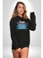 Boks Şampiyonu Muhammed Ali Kadın Erkek Baskılı Üç Iplik Siyah Kapüşonlu Hodie Sweatshirt 1