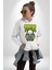 Toksik Maske Takan Iskelet Adam Kadın Erkek Baskılı Üç Iplik Beyaz Kapüşonlu Hodie Sweatshirt 4