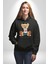 Evet Yapabilirsin Oyuncak Ayı Kadın Erkek Baskılı Üç Iplik Siyah Kapüşonlu Hodie Sweatshirt 3