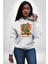 Yolculuğun Tadını Çıkart Barış Vosvosu Kadın Erkek Baskılı Üç Iplik Beyaz Kapüşonlu Hodie Sweatshirt 1