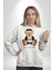 Evet Yapabilirsin Oyuncak Ayı Kadın Erkek Baskılı Üç Iplik Beyaz Kapüşonlu Hodie Sweatshirt 1