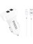 Populermarketim - PCC511L Basic 2.1A Çift Çıkışlı Lightning Kablolu Araç Şarj Cihazı 1