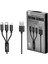 Remax 3 In 1 Micro + Type C + Lightning 1.15M 2.8A Data ve Şarj Kablosu - RC-131TH 2