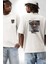 Modern Black Lives Better Kadın Erkek Ön Minimal Sırt Baskılı Beyaz Pamuklu Tişört 4