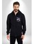 At Binme Sokak Tarzı Tasarım Kadın Erkek Baskılı Fermuarlı Kapüşonlu Hırka Sweatshirt 1