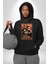 Godfather Italyan Mafyası Kadın Erkek Baskılı Üç Iplik Siyah Kapüşonlu Hodie Sweatshirt 4