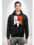 Shoto Todoroki Anime Karakteri Kadın Erkek Baskılı Üç Iplik Siyah Kapüşonlu Hodie Sweatshirt 3