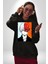 Shoto Todoroki Anime Karakteri Kadın Erkek Baskılı Üç Iplik Siyah Kapüşonlu Hodie Sweatshirt 5