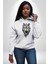 Havalı Kurt Özel Harekat Kadın Erkek Baskılı Üç Iplik Beyaz Kapüşonlu Hodie Sweatshirt 1