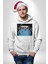 Boks Şampiyonu Muhammed Ali Kadın Erkek Baskılı Üç Iplik Beyaz Kapüşonlu Hodie Sweatshirt 2