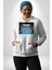 Boks Şampiyonu Muhammed Ali Kadın Erkek Baskılı Üç Iplik Beyaz Kapüşonlu Hodie Sweatshirt 3