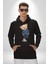 Bay Iyi Oyuncak Ayı Kadın Erkek Baskılı Üç Iplik Siyah Kapüşonlu Hodie Sweatshirt 2