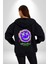 Mutlu Ulus Zehirlendi Sokak Tarzı Kadın Erkek Baskılı Fermuarlı Kapüşonlu Hırka Sweatshirt 3