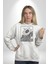 Ayçiçeği Vatan Retro Tasarım Kadın Erkek Baskılı Üç Iplik Beyaz Kapüşonlu Hodie Sweatshirt 4