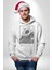 Ayçiçeği Vatan Retro Tasarım Kadın Erkek Baskılı Üç Iplik Beyaz Kapüşonlu Hodie Sweatshirt 5
