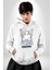 Yavru Kedi Her Yalnız Gün Kadın Erkek Baskılı Üç Iplik Beyaz Kapüşonlu Hodie Sweatshirt 2