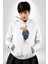 Bay Iyi Oyuncak Ayı Kadın Erkek Baskılı Üç Iplik Beyaz Kapüşonlu Hodie Sweatshirt 3