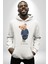 Bay Iyi Oyuncak Ayı Kadın Erkek Baskılı Üç Iplik Beyaz Kapüşonlu Hodie Sweatshirt 4