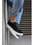 Knack Sneakers Ayakkabı 010 Siyah Süet (Beyaz Taban) 1