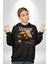 Ekildiğin Yerde Çiçek Aç Vintage Kadın Erkek Baskılı Üç Iplik Siyah Kapüşonlu Hodie Sweatshirt 3