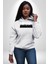 Vahşi Kal Karanlık Ormanlar Kadın Erkek Baskılı Üç Iplik Beyaz Kapüşonlu Hodie Sweatshirt 5
