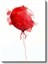 Kırmızı Balon - Suluboya Efektli Uçuş Kanvas Tablo 2