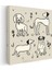 Köpek Dostlarımız - Sevimli Yavru Köpekler Kanvas Tablo 3
