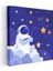 Yıldız Avcısı - Bulutlar Üzerinde Astronot Kanvas Tablo 3