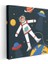 Uzay Yolculuğu - Gezegenlerin Arasında Astronot Kanvas Tablo 3